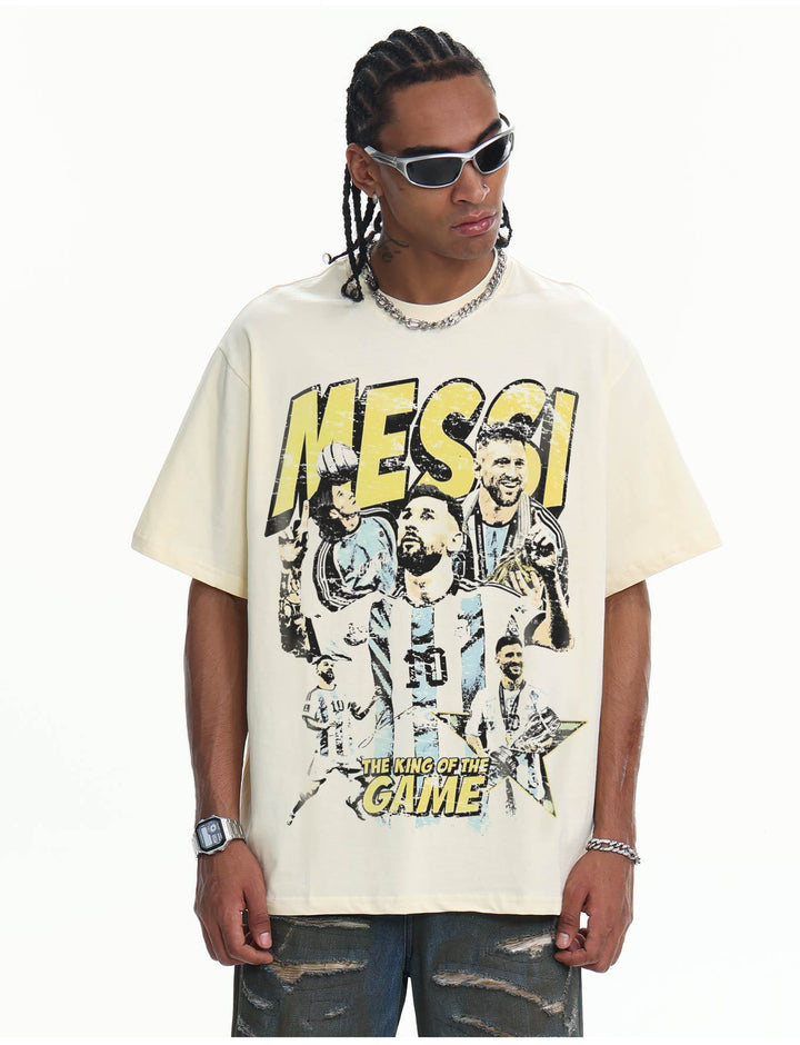 Camiseta Messi Argentina King of the Game Masculina - Preta