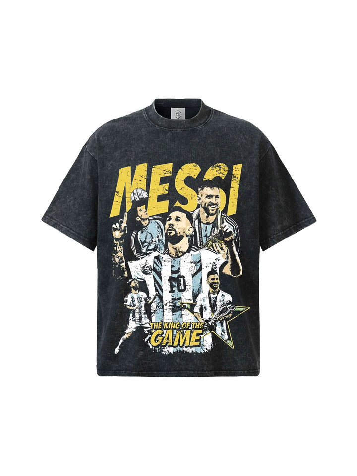 Camiseta Messi Argentina King of the Game Masculina - Preta