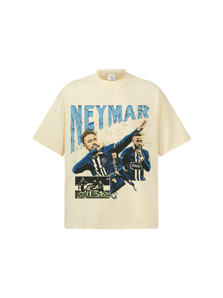 Camiseta Neymar PSG Oversized Masculina - Preto