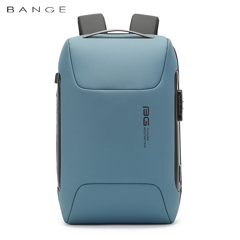 Mochila Executiva Antifurto Impermeável - Azul