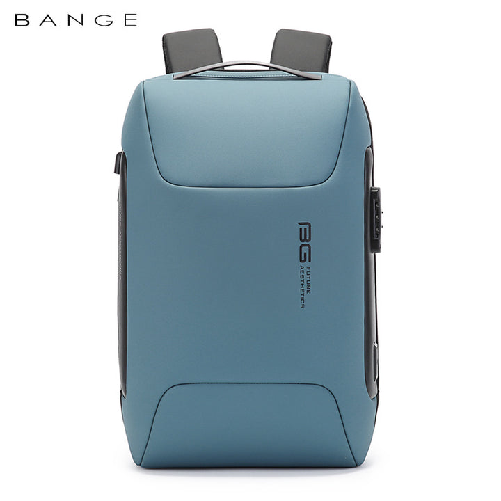 Mochila Executiva Antifurto Impermeável - Azul