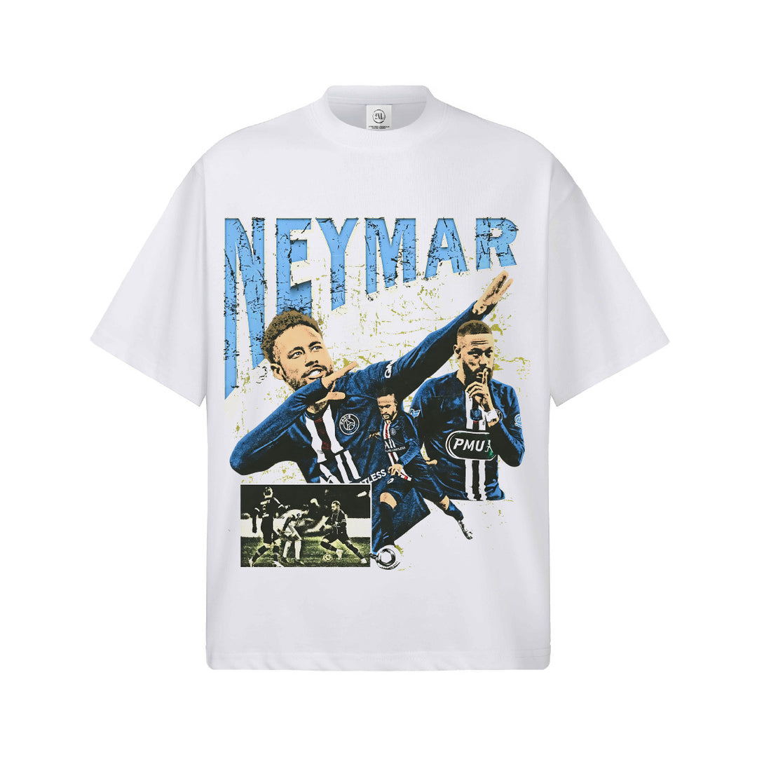 Camiseta Neymar PSG Oversized Masculina - Preto