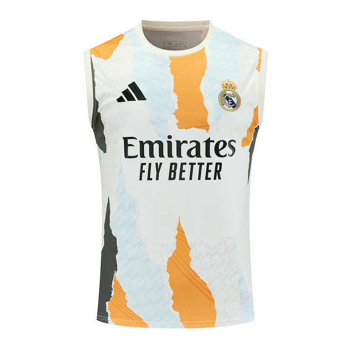 KIT REGATA REAL MADRID 25/26 - BRANCO/AMARELO