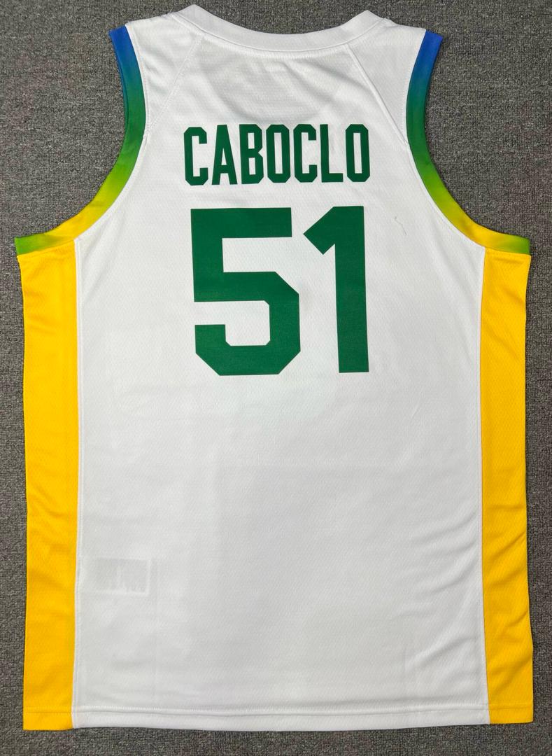Regata Seleção Brasileira Basquete 24/25 Olimpiadas Branca