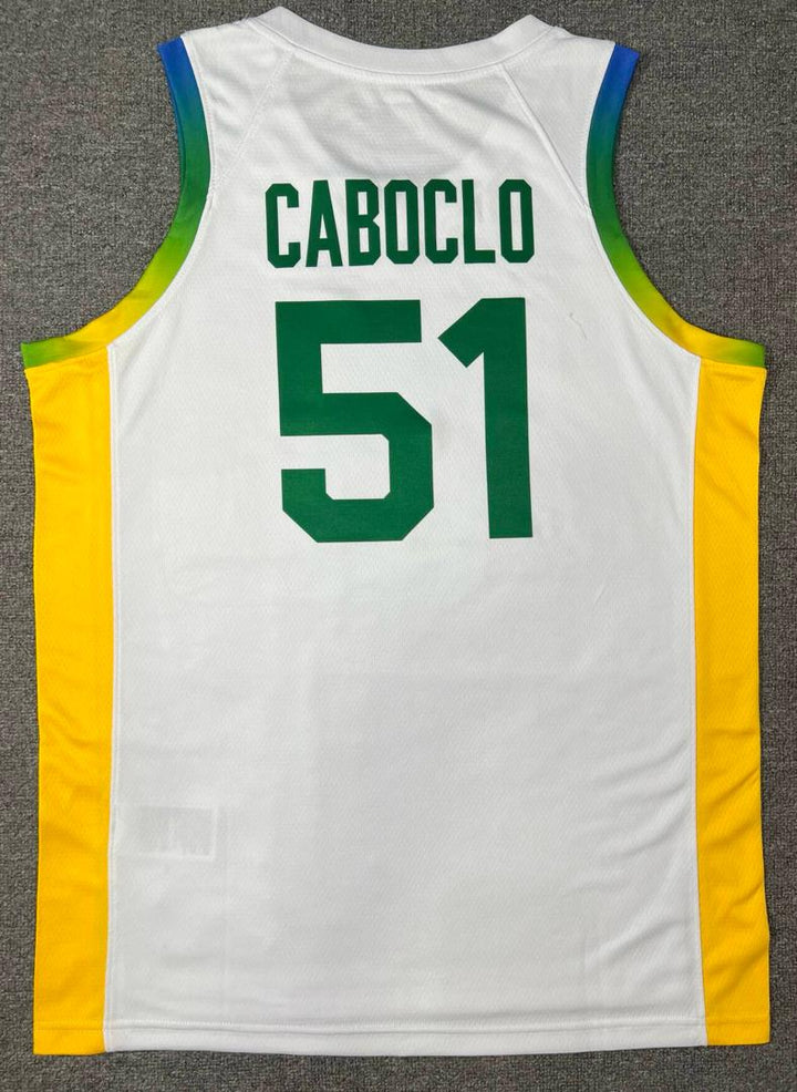 Regata Seleção Brasileira Basquete 24/25 Olimpiadas Branca