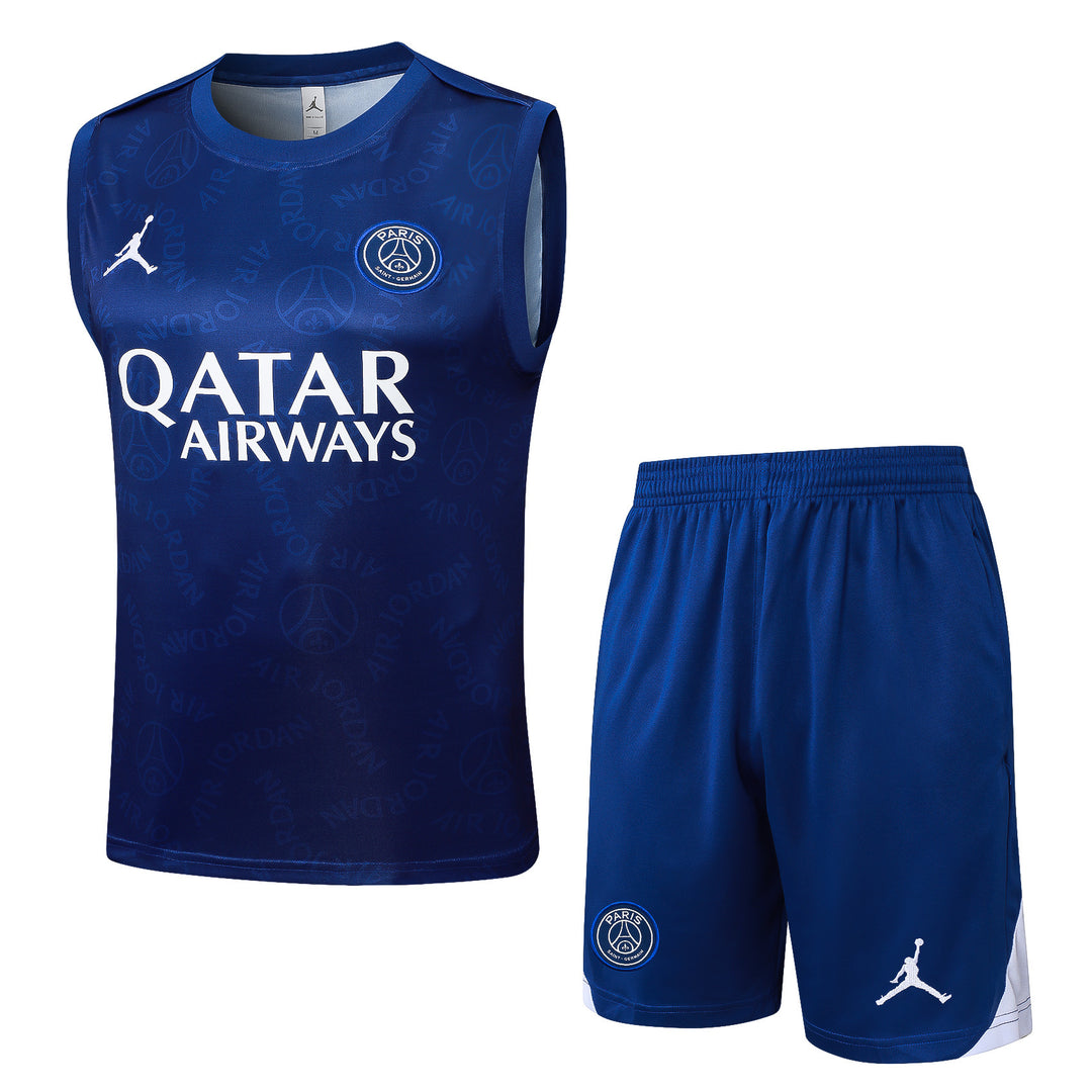 Kit Regata PSG 24/25 - Azul Marinho/Branco