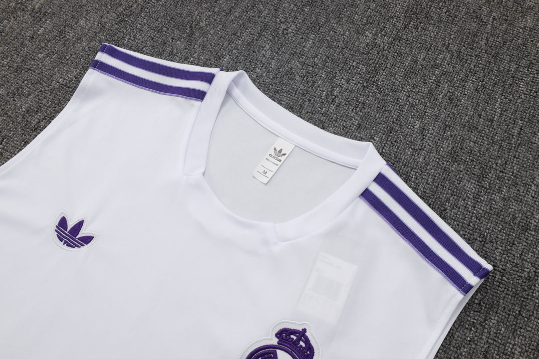 Kit Regata Real Madrid 25/26 - Branco/Azul