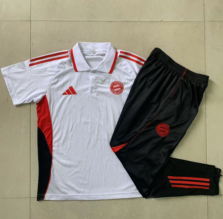 Kit Polo Bayern de Munique 25/26 - Branco