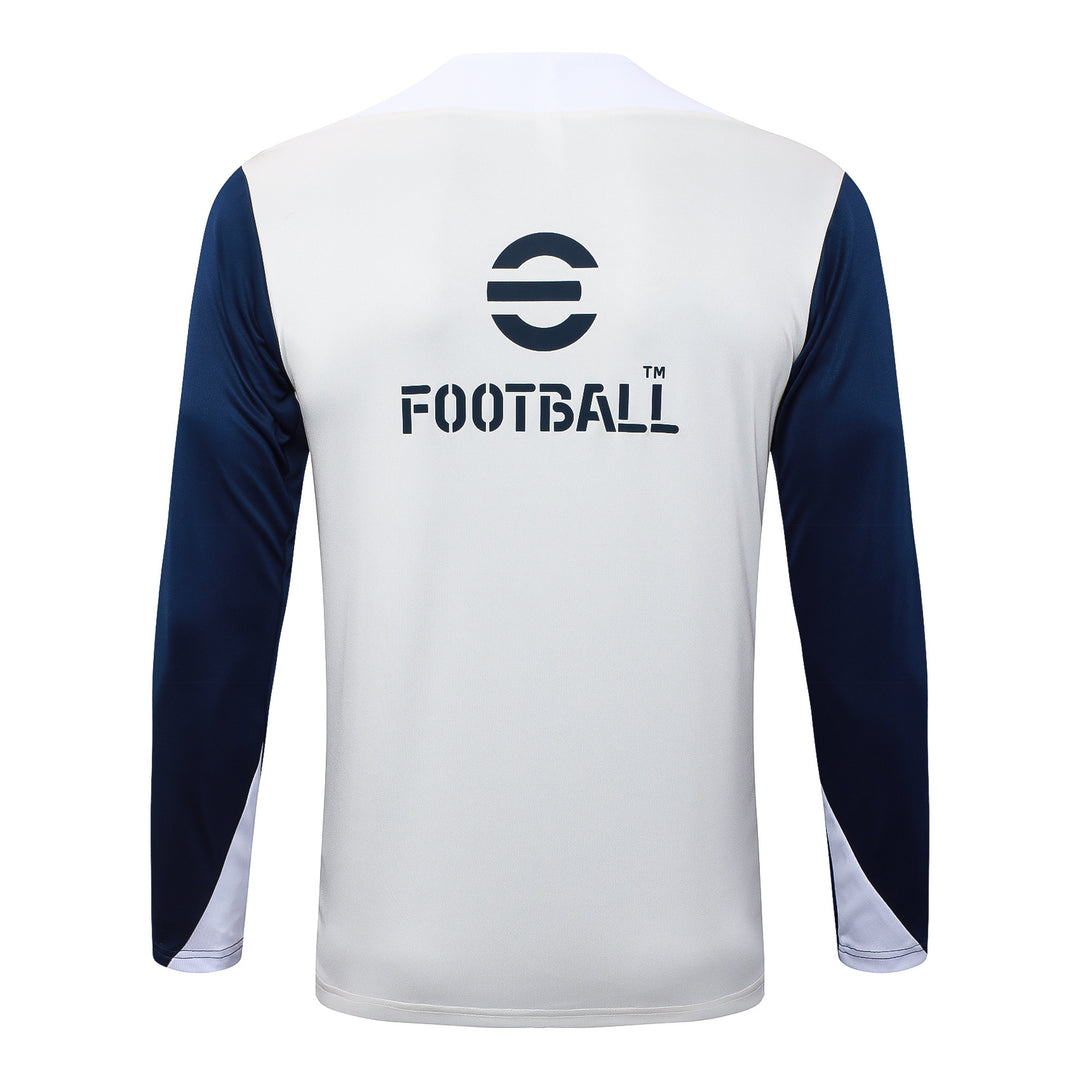 Blusão Inter de Milão 2025/26 - Off-White/Azul Marinho