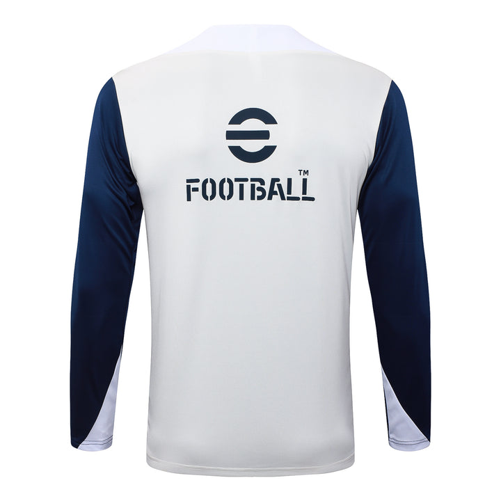 Blusão Inter de Milão 2025/26 - Off-White/Azul Marinho