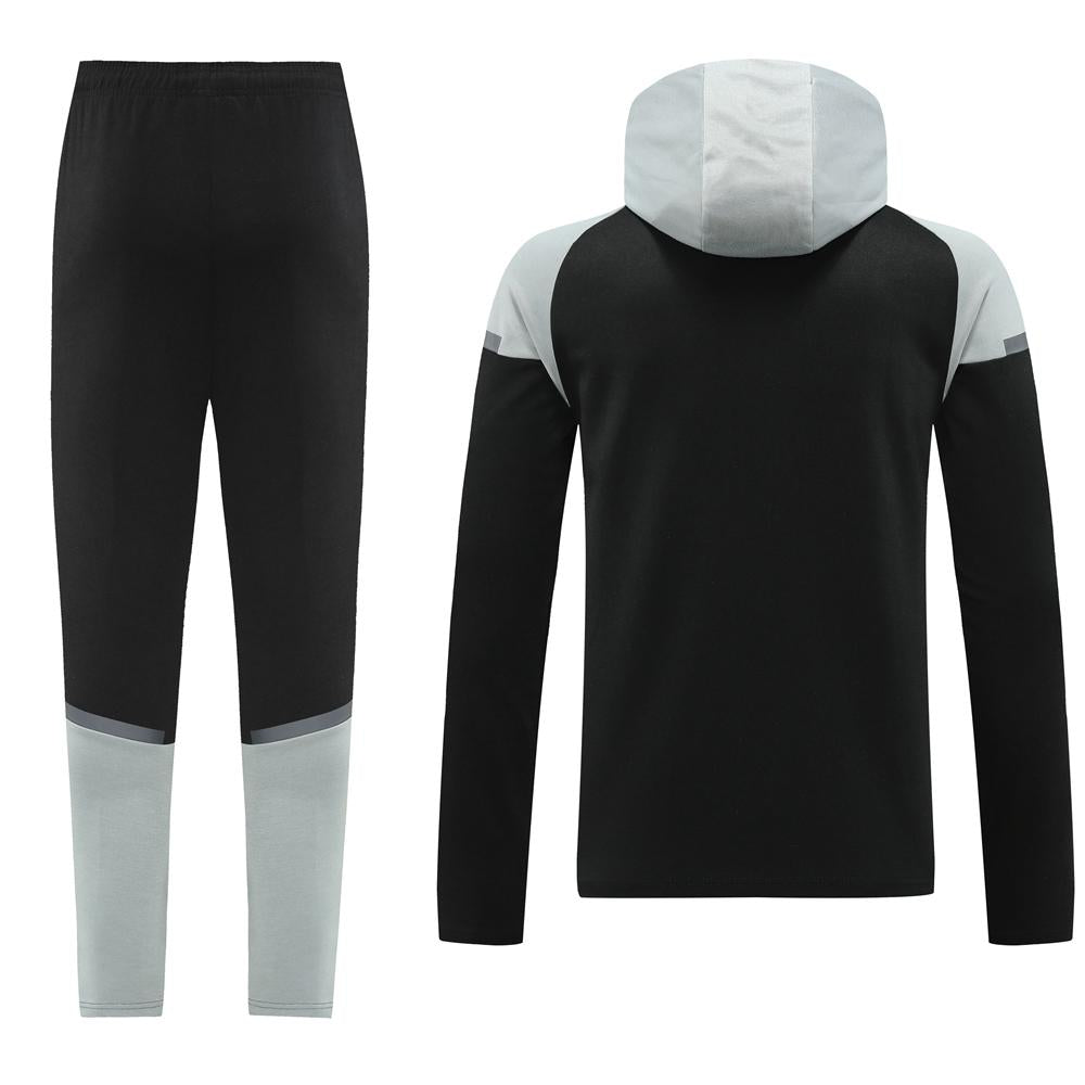 Conjunto Puma Tech Fleece - Preto/Cinza