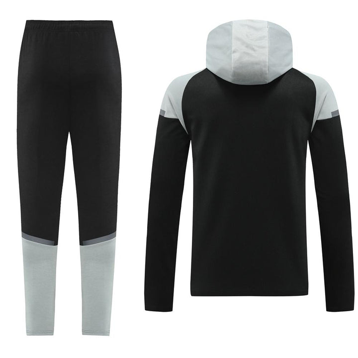 Conjunto Puma Tech Fleece - Preto/Cinza