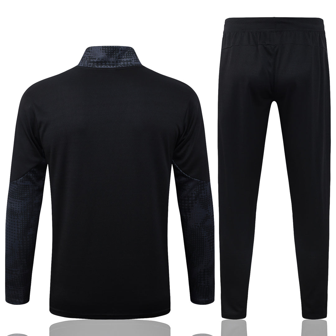 Conjunto Treino AC Milan 25/26 - Preto/Vermelho