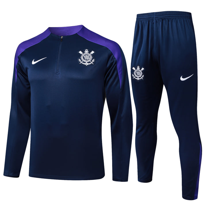 Conjunto Treino Borussia Dortmund 24/25 - Azul Marinho/Roxo