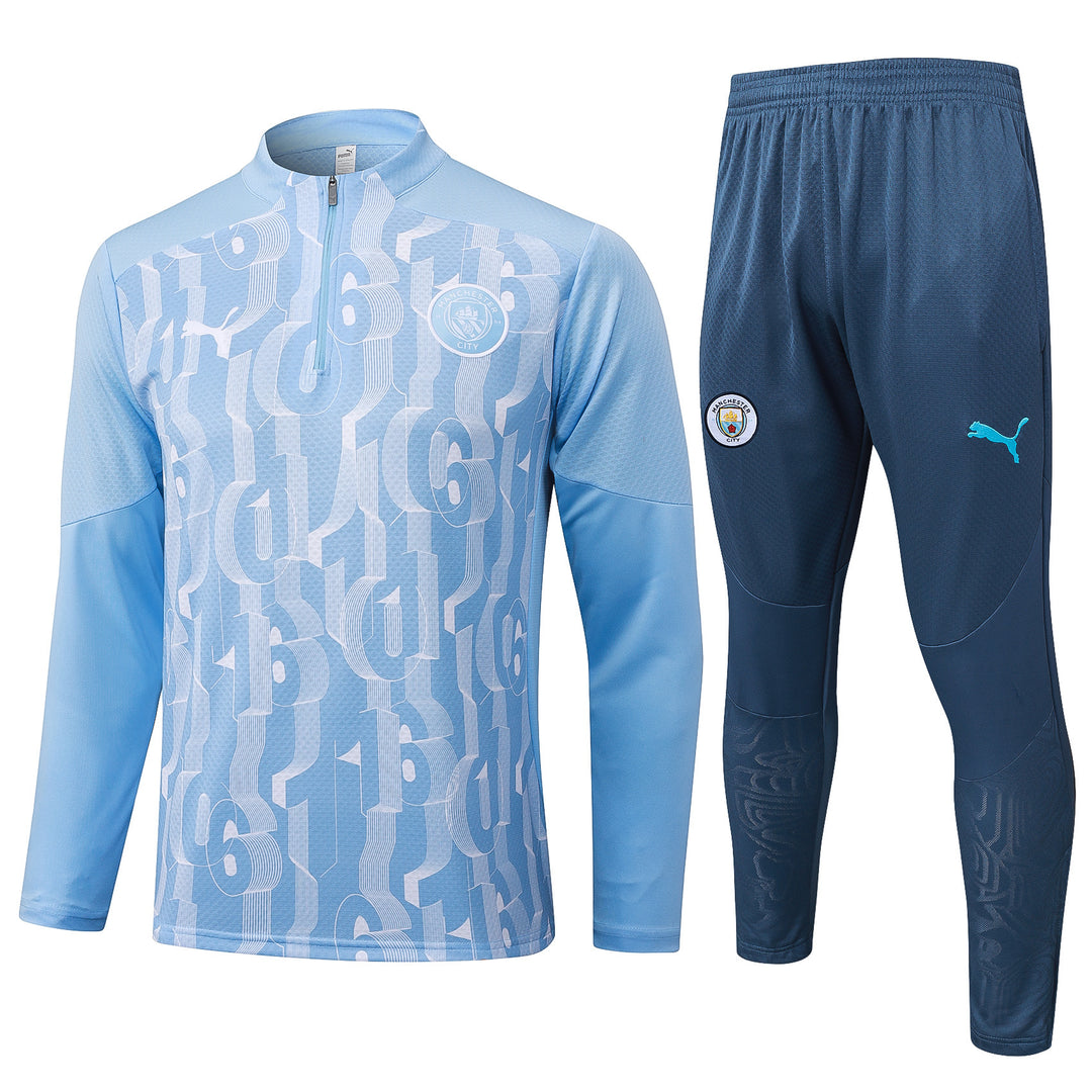 Conjunto Treino Manchester City 24/25 - Azul Claro