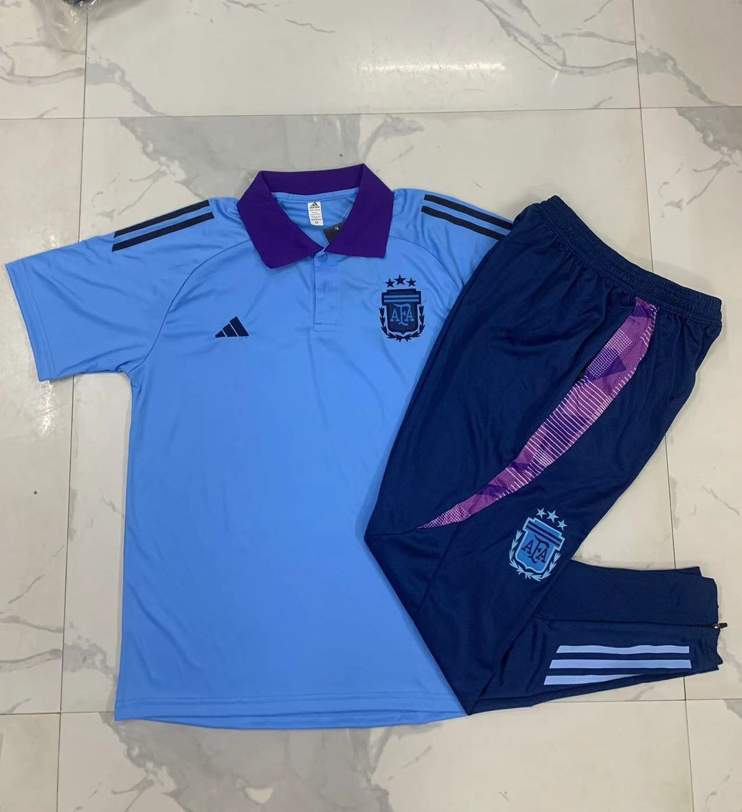 Kit Polo Argentina 24/25 - Azul Celeste