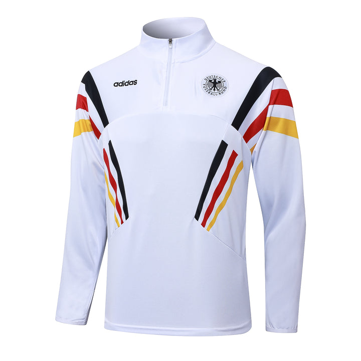 Conjunto Treino Alemanha 24/25 - Branco/Preto
