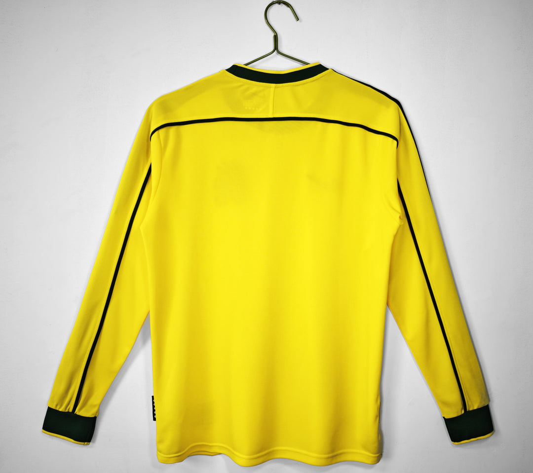 Camisa Retrô Brasil 1998 - Manga Longa