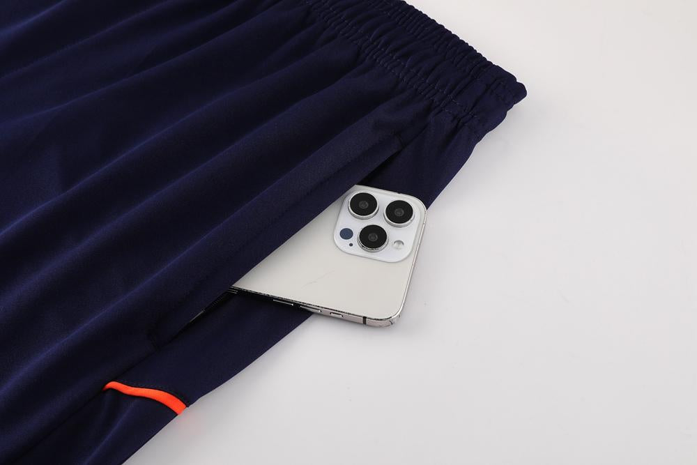Kit Nike - Azul Escuro/Laranja