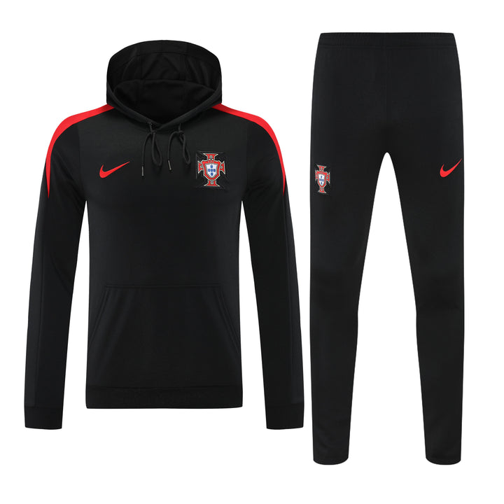 Conjunto Portugal 2024/25 Preto - Capuz