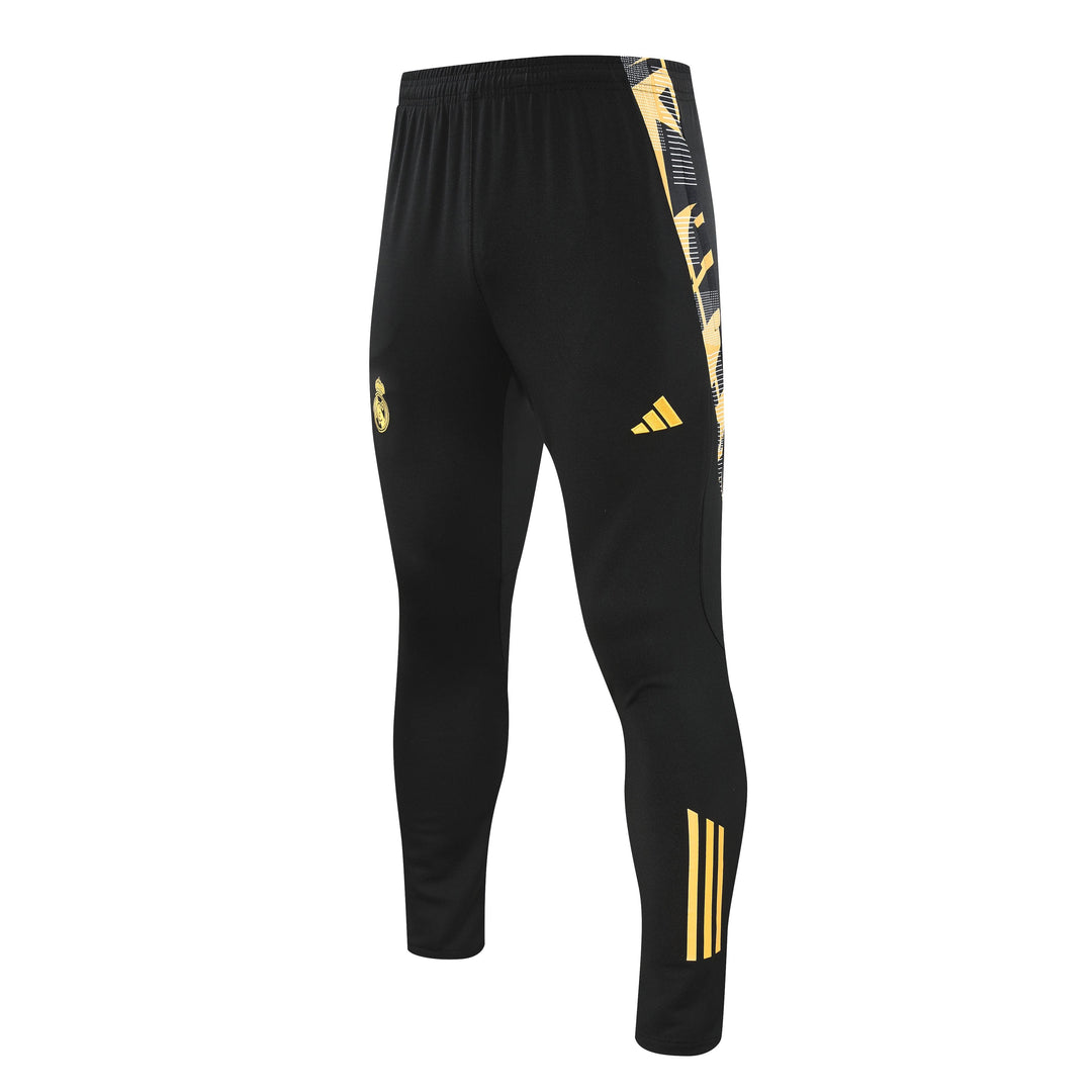 Calça Real Madrid 2024/25 - Preto/Amarelo