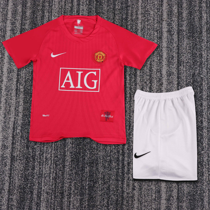 Camisa Retrô Manchester United 2007/08 Home Infantil – Belt Sports