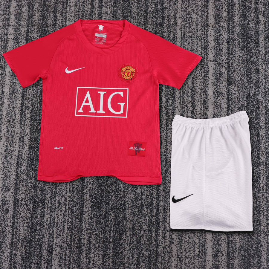 Camisa Retrô Manchester United 2007/08 Home Infantil – Belt Sports