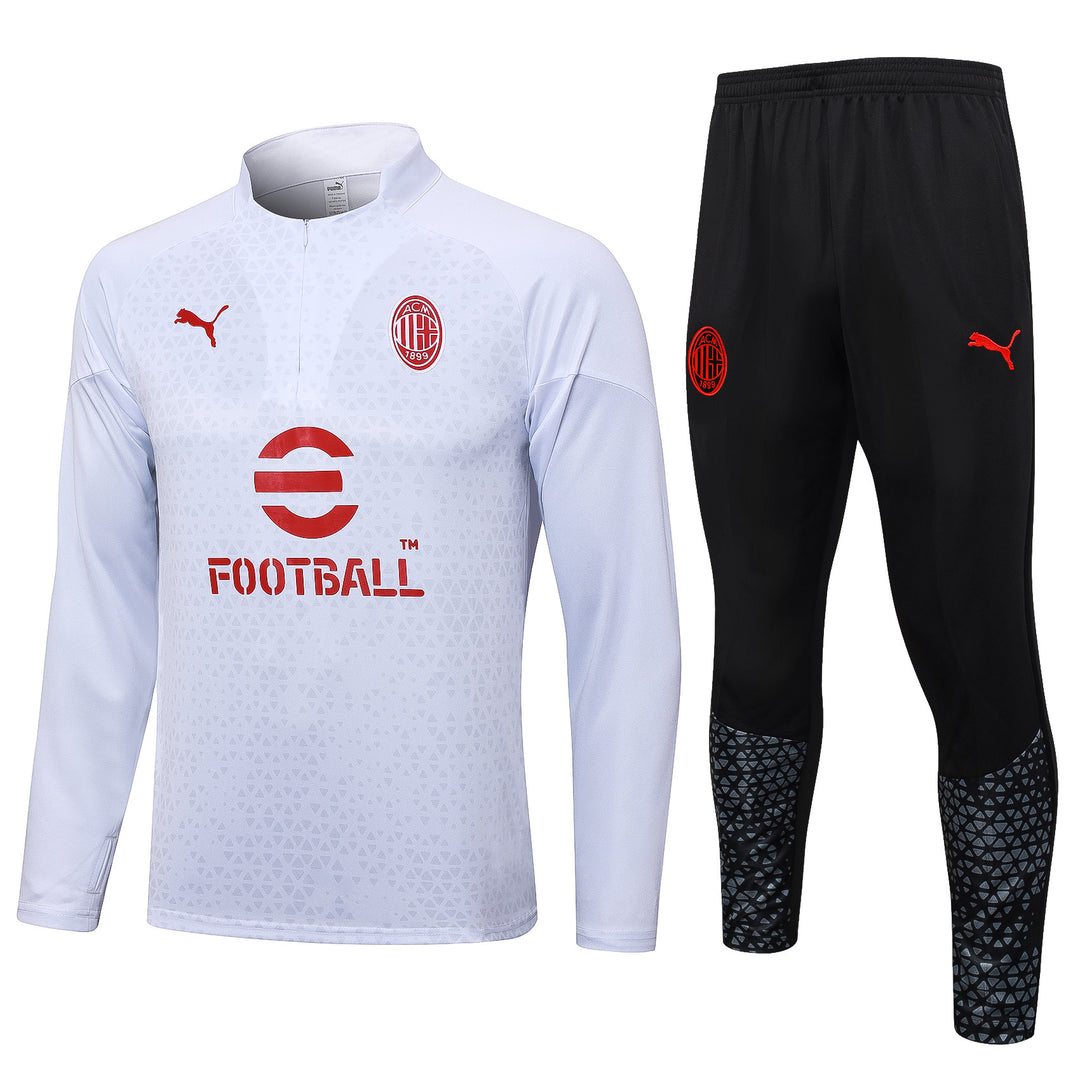 Conjunto Treino Milan 23/24 - Branco