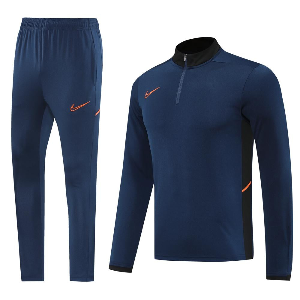 Conjunto Treino Nike - Azul Marinho/Laranja
