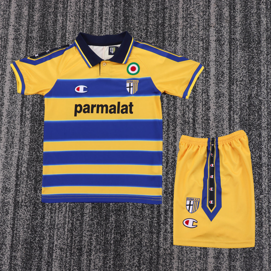Camisa Retrô Parma 1999 Home Infantil – Belt Sports