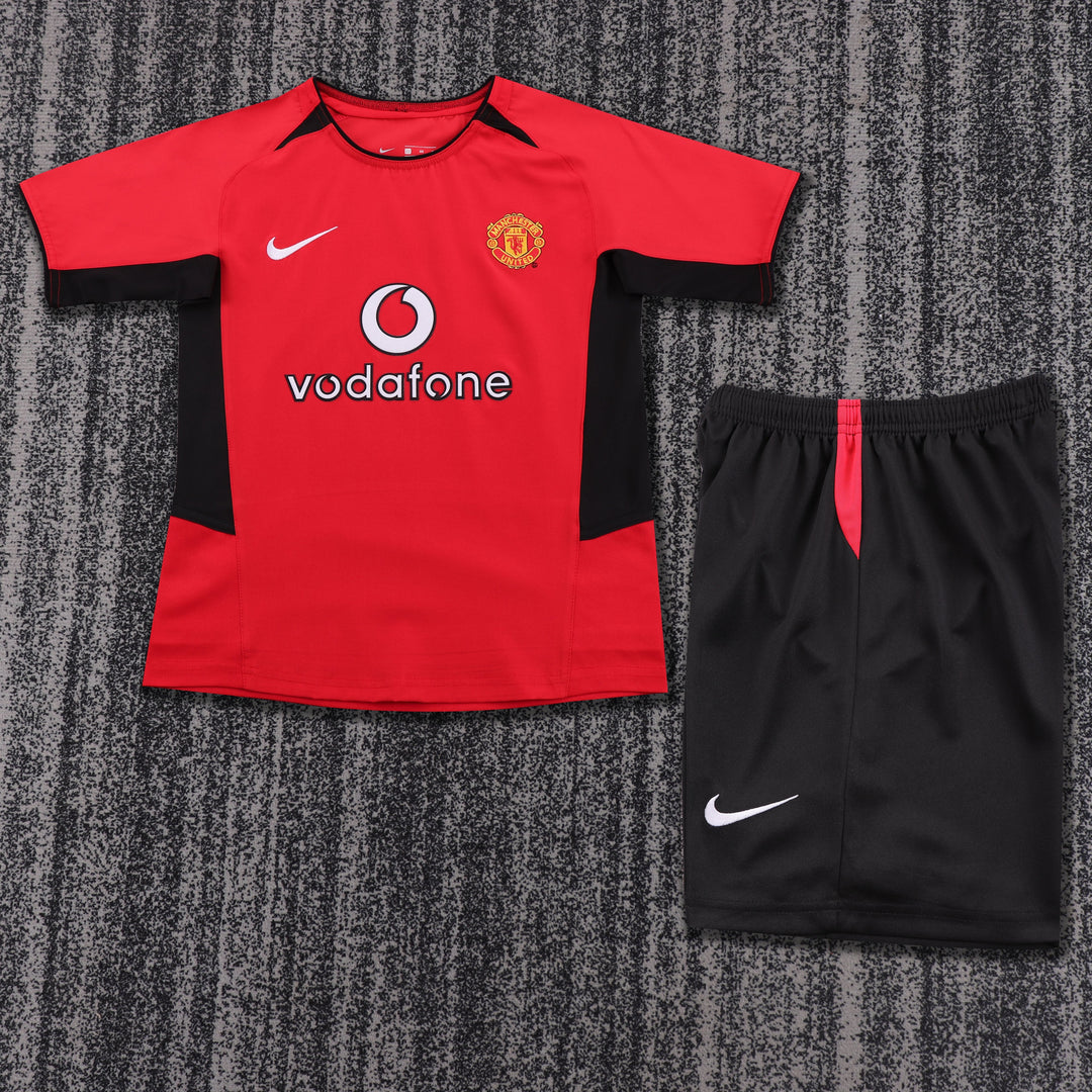 Camisa Retrô Manchester United 2002/03 Home Infantil – Belt Sports