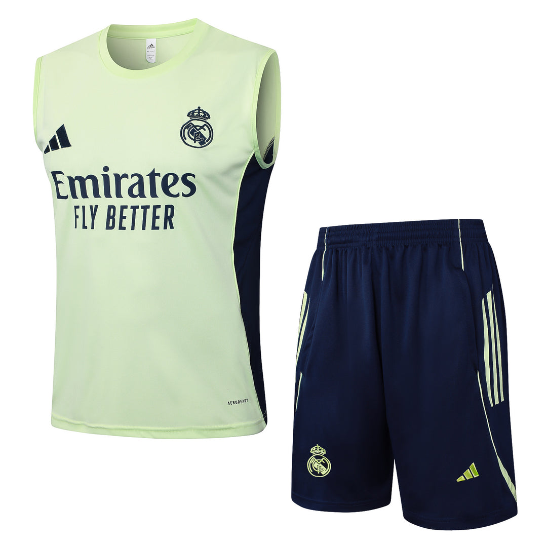 Kit Regata Real Madrid 25/26 - Menta Suave/Azul Marinho