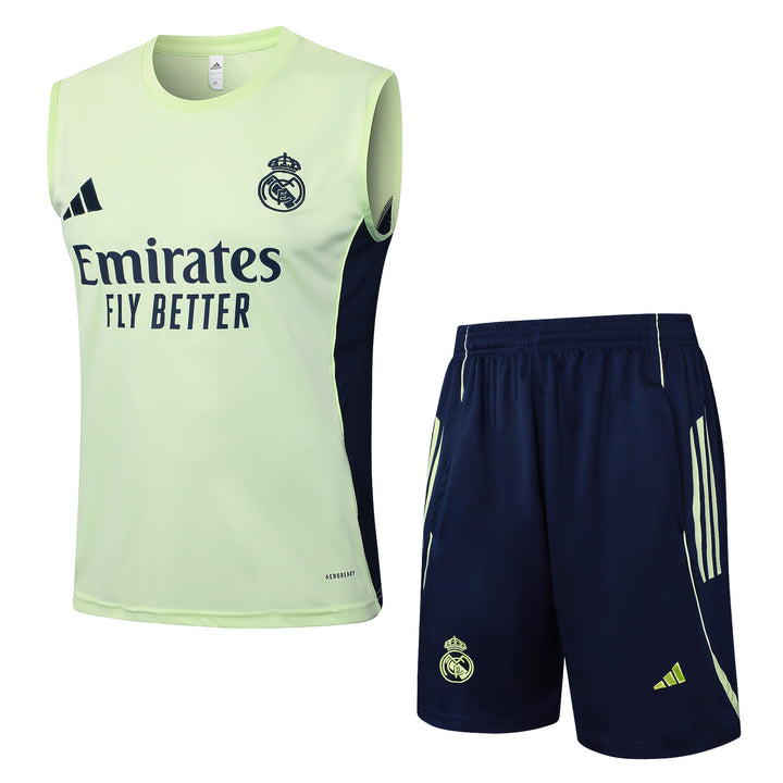 Kit Regata Real Madrid 25/26 - Menta Suave/Azul Marinho