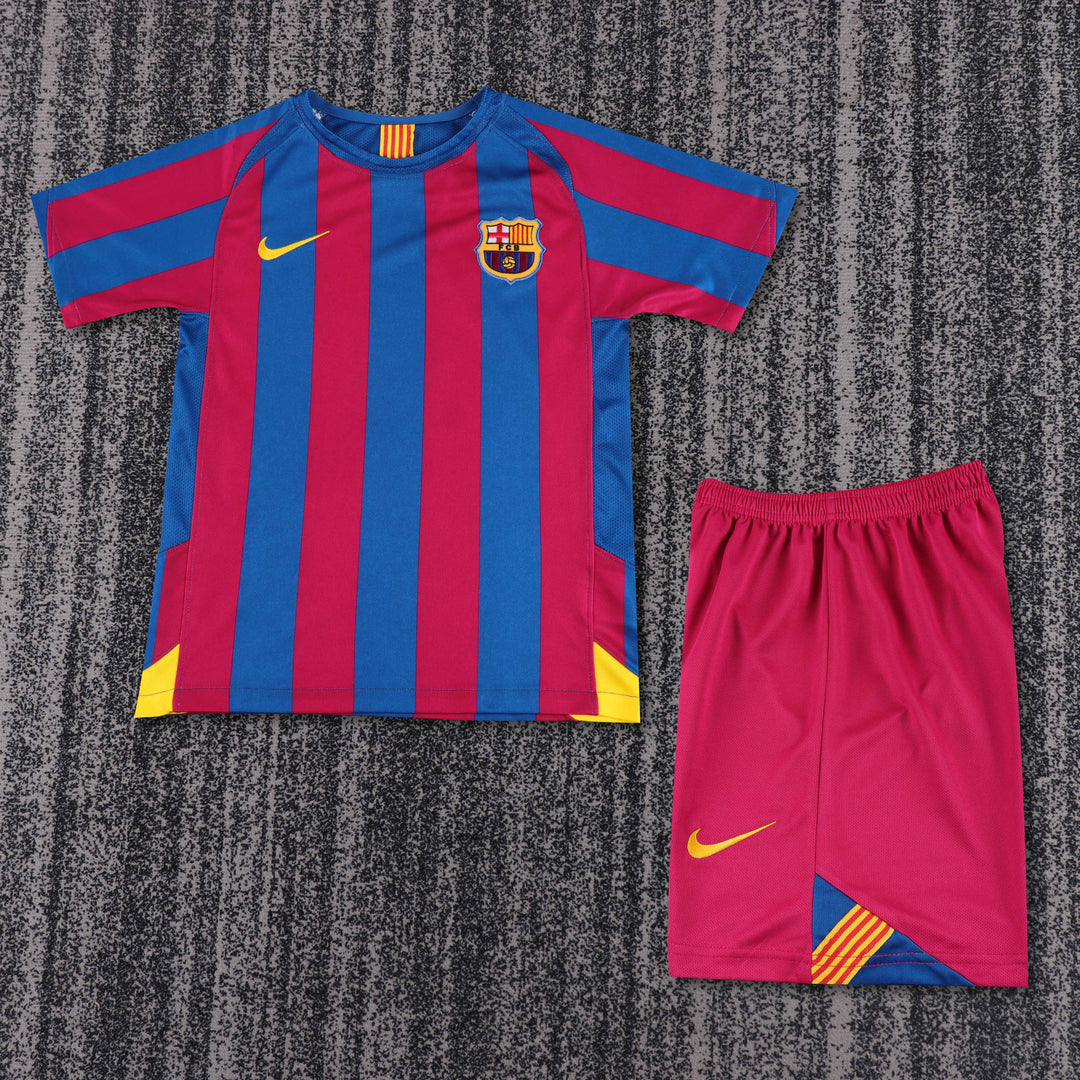 Camisa Retrô Barcelona 2005/06 Home Infantil – Belt Sports