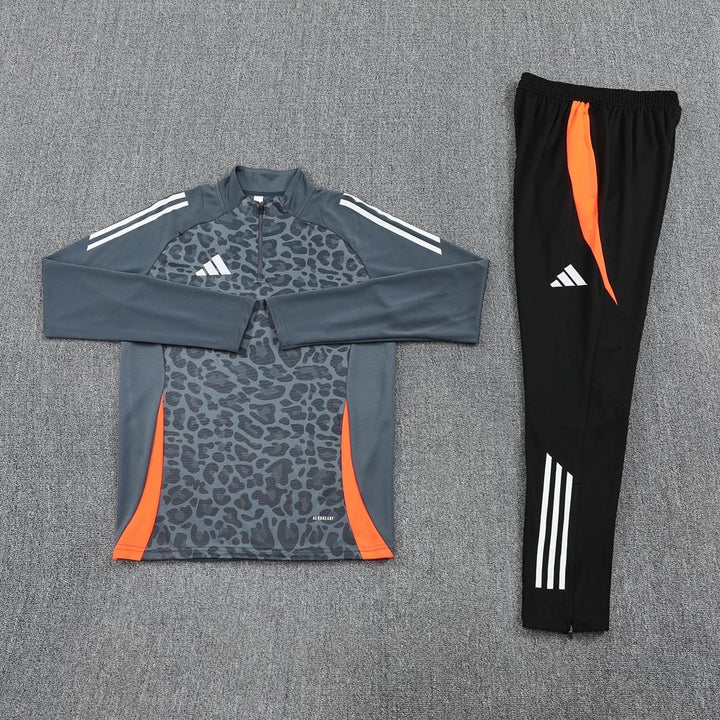 Conjunto treino Adidas - Cinza/Laranja