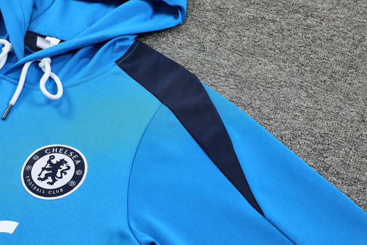 Conjunto Chelsea 2024/25 Azul Claro - Capuz