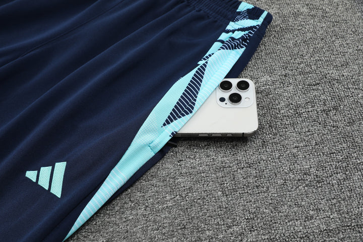Conjunto Real Madrid 2024/25 Azul Turquesa - Capuz
