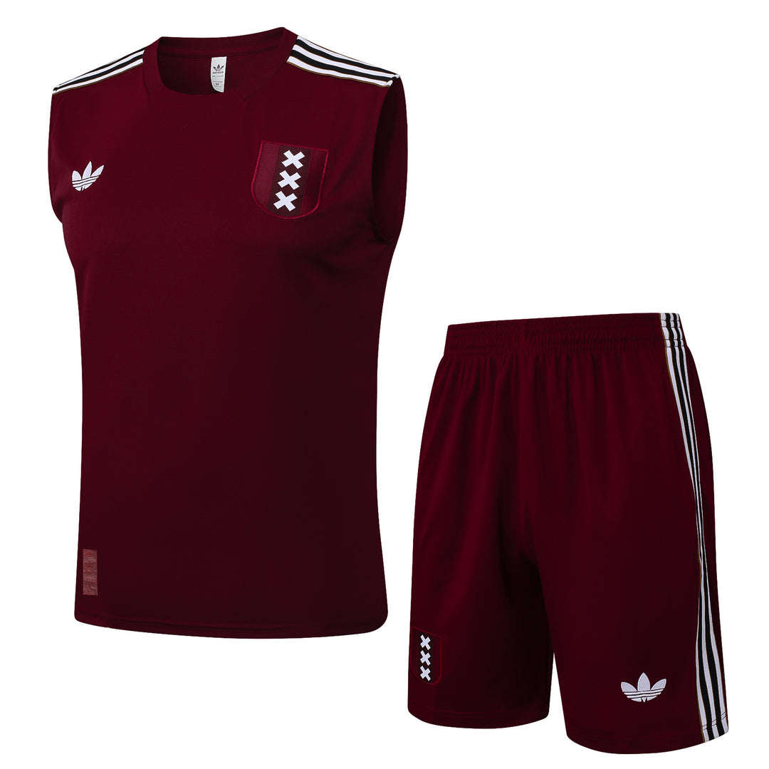 Kit Regata Ajax 25/26 - Vinho/Branco