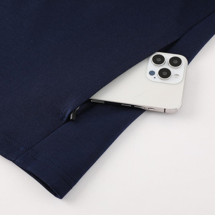 Conjunto Puma Tech Fleece - Azul Escuro/Cinza