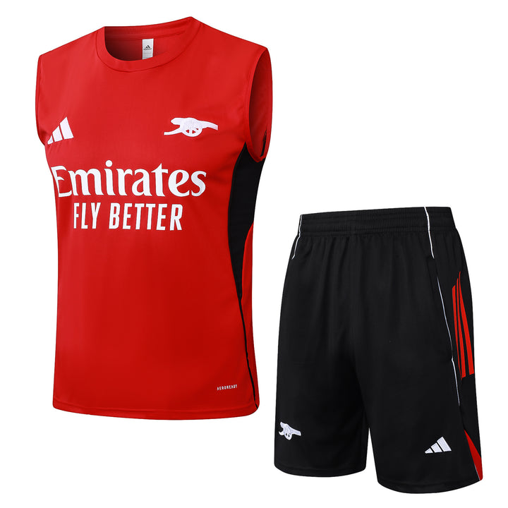 Kit Regata Arsenal 25/26 - Vermelho/Preto