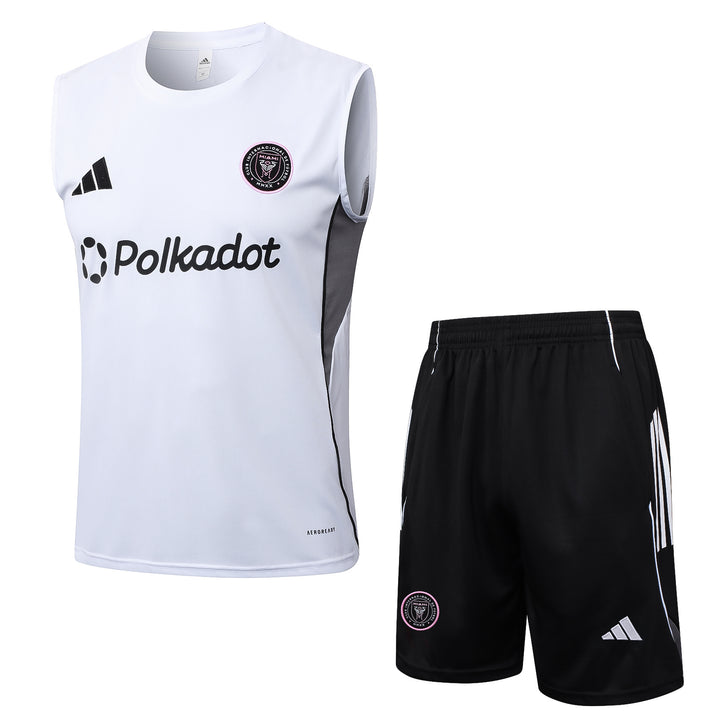 Kit Regata Inter Miami 25/26 - Branco/Preto/Cinza