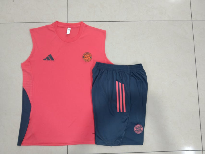 Kit Regata Bayern de Munique 25/26 - Coral/Azul Petróleo