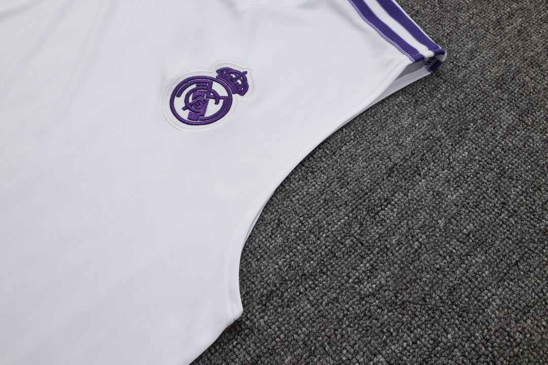 Kit Regata Real Madrid 25/26 - Branco/Azul