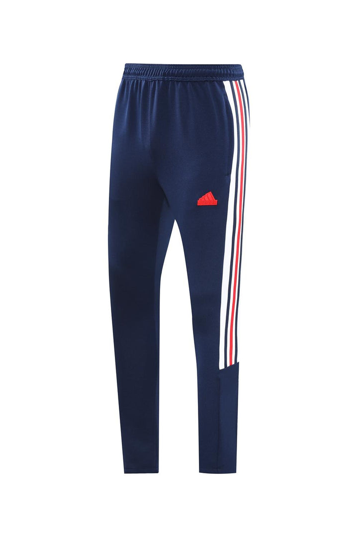 Calça Treino Adidas - Azul Escuro/Vermelho