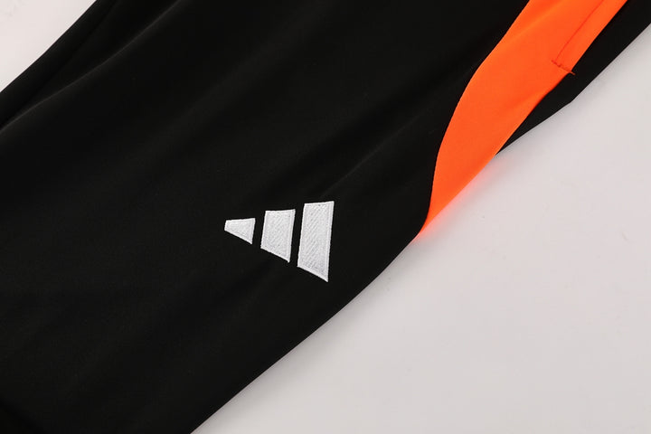 Calça Treino Adidas  - Preto/Laranja