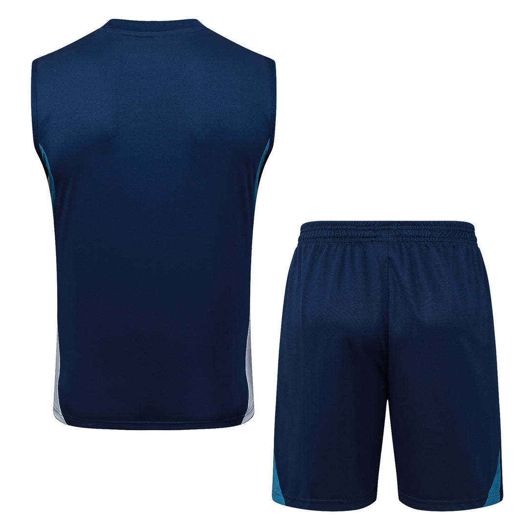 Kit Regata Arsenal 25/26 - Azul Marinho/Azul Aço