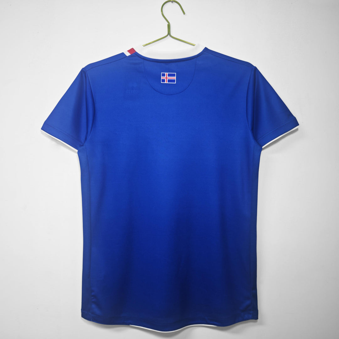 Camisa Retrô Islândia 2016/17