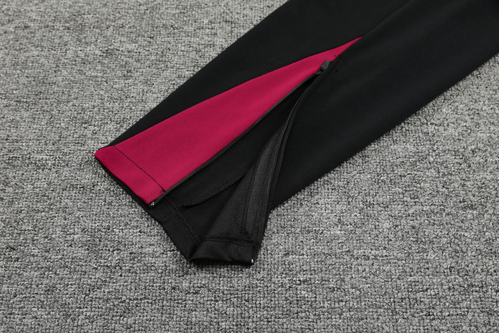Conjunto Barcelona 2024/25 Preto II - Capuz