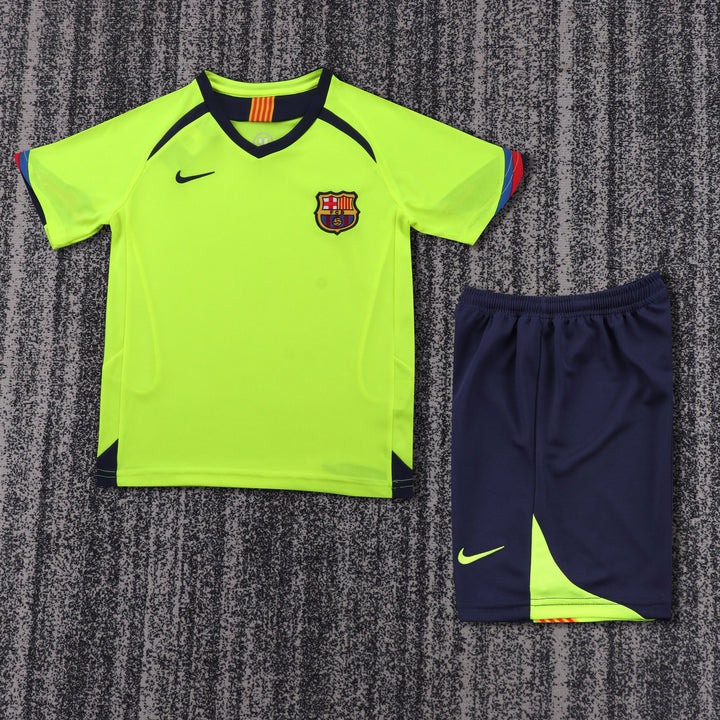 Camisa Retrô Barcelona 2005/06 Away Infantil – Belt Sports