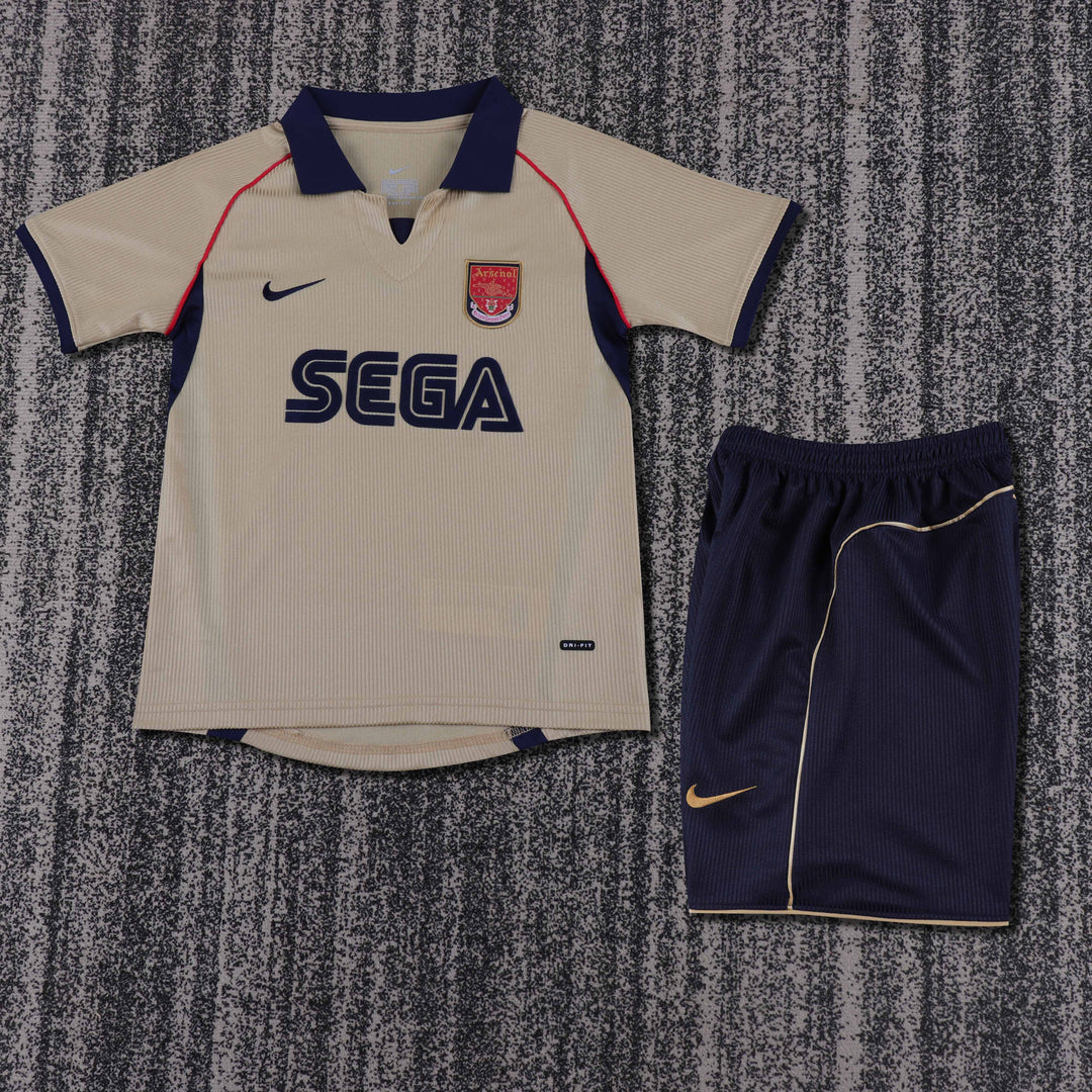 Camisa Retrô Arsenal 2001/02 Away Infantil – Belt Sports